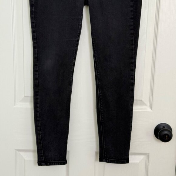 Curve Appeal Jeans Womens 8/28 Black Comfort Waistband Mid Rise Stretch Denim - Picture 4 of 14
